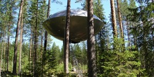 Ufo Hotel und Baumhaus-Hotels in Schweden flickr (c) arvidr CC-Lizenz