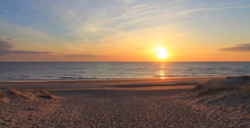 Sonnenuntergang an der Nordsee